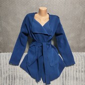 Симпатичный женский кардиган/ пальто с поясом, р.S