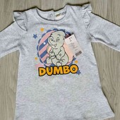 Disney брендовое новое трикотажное платье двунитка на девочку рост 74/80 см