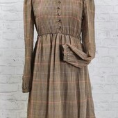 Легка сукня із шкіряними вставками