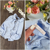 ❄️ Стильна Over says сорочка в смужку від Зара зі свіжих колекцій