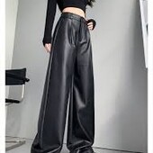 Стильні шкіряні брюки-кюлоти Reserved 140