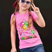 футболочки для девочка,Турция,отличное качество！