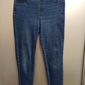 Джинсы стрейч с мягкой резинкой, размер евро 16