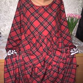 В ідеалі як нова.Сукня розмір ХЛ, ног 57см.