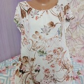 Ніжна натуральна блуза Жіноча. Обг 106 чудова