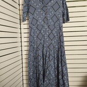 White stuff, uk8 сукня міді з органічного котону та модалу