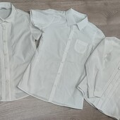 Фірмовий комплект шкільних блузок 8-10років