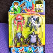 Ben ten бен тен 4 фигурки 5 серия светятся