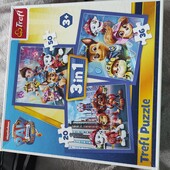 Пазли щенячий патруль 3в1