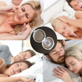 Магнітна кліпса від хропіння Noseclip Антихрап силіконова для покращення якості сну, Прозорий