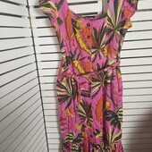 Шикарна яскрава лляна сукня next uk12
