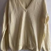 Светр напіввовна блідо-жовтий Bayer textilfaser