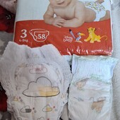 Лот 30шт Підгузки Huggies Classic розмір 3 + трусики Back 3 20шт