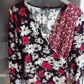 Блуза у китайському стилі на запахом Get in on розмір С