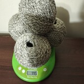 Лот ниток для в'язання, шерсть/акрил