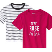 Лот 2 шт! Футболка на дівчинку набір футболок 158/164