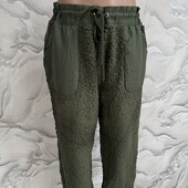 Новий завіз Мега теплі обʼємні флісові штани Тедді у відмінному стані Хл-Хххл є заміри