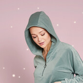 10860.велюрова в рубчик кофта esmara S36/38