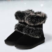 Хит продаж!!! Шыкарные натуральные угги с опушкой для девочек 32,33,р..Готовимся к холодам!!!!