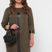 Сукня в кольорі хакі 2xl-3xl. розпродаж