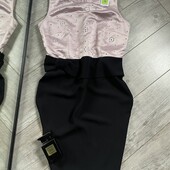 Розпродаж магазину! Гарна сукня у стрази камені бант на поясі