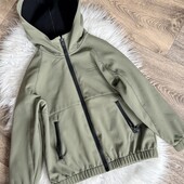 Фірмова стильна вітровка на флісі, 6-7 років