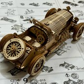 3д автомобіль дерев'яна головоломка зроби сам