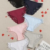 3 шт в лоті. Трусики ажурні жіночі Л