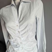 красивая блуза-рубашка, базовая, почти новая