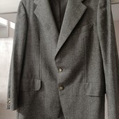 Вовняний сірий піджак Regent Modell