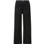 Жіночі джинси esmara® висока талія, широка штанка (36, чорні)