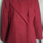 Maroom Интересное полупальто из шерсти на кнопках