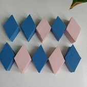 Класний набір спонжів для макіяжу в лоті 10 шт.