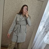 Світло Сіренький тренч ❤️ Якість супер