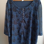 Блузка комбинированная