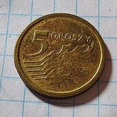 Монета Польщі 5 грошей 2014