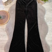 Стильні брючкі кльош велюр , тканина велюр