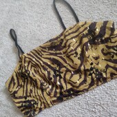 Ефектний топ шифоновий missguided uk14