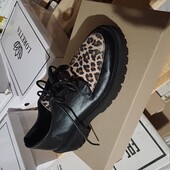 Лофери тигрові замша та шкіра