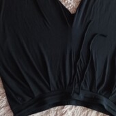 Шикарні чорні трикотажні штани пишній красуні