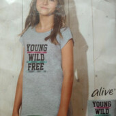 Якісна подовжена футболка р.152-158, натуральний склад Німеччина