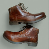 Натуральная кожа! Мужские деми ботинки 44 р.