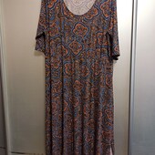 Платье длинное,вискоза+ эластин.