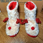 Домашні теплі тапочки, чобітки. Розмір - 38,39 . 24,5 см.