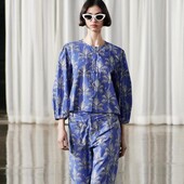 Блуза в пижамному стиле)))розмер s ZARA