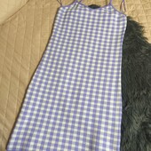 Актуальна сукня картата з щільного трикотажу Primark L