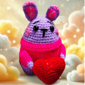 Зайчик Валентинка