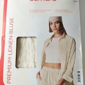 Жіноча лляна сорочка беж Esmara 36,40