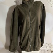 Мужская флисовая кофта на молнии размер ХЛ, состояние хорошее