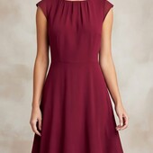 Бордова сукня